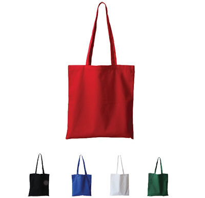 a series of canvas bag with different colors
