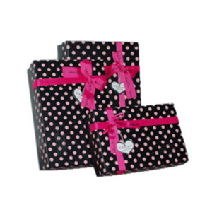 Tray + Cover Gift Box with Ribbon GB-102