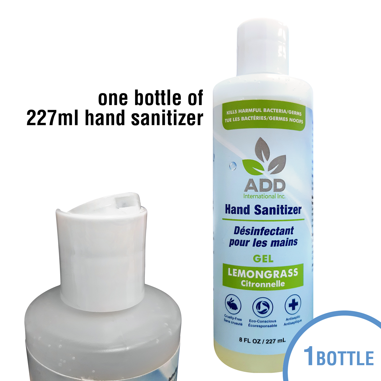 8oz (227ml) Hand Sanitizer - Antibacterial Liquid Gel