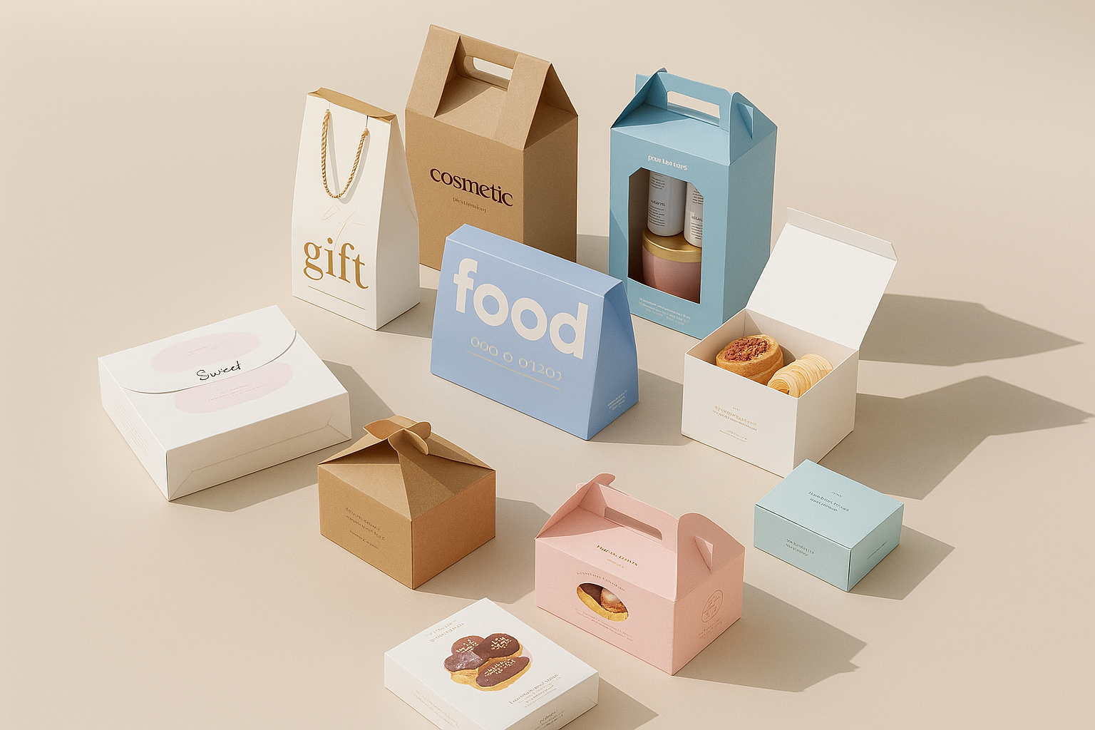 Printed Boxes Custom - Low Minimum |Free Die-cut | Below Market Price
