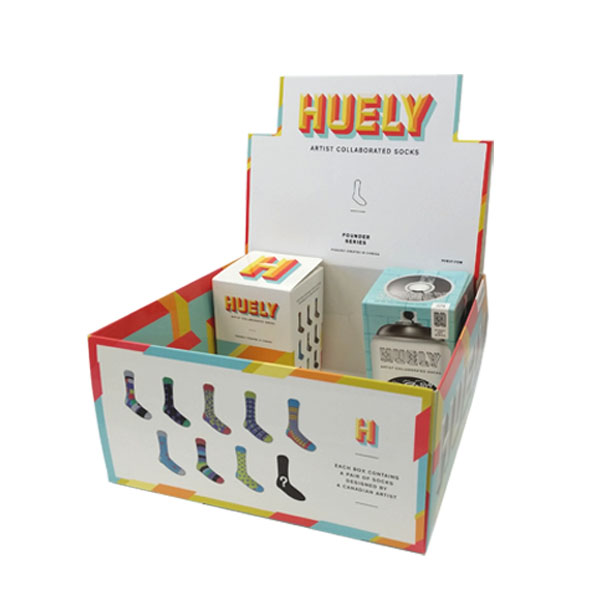 double wall tuck end display gift boxes with socks images