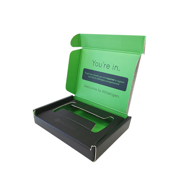 a green and black box with a green lid
