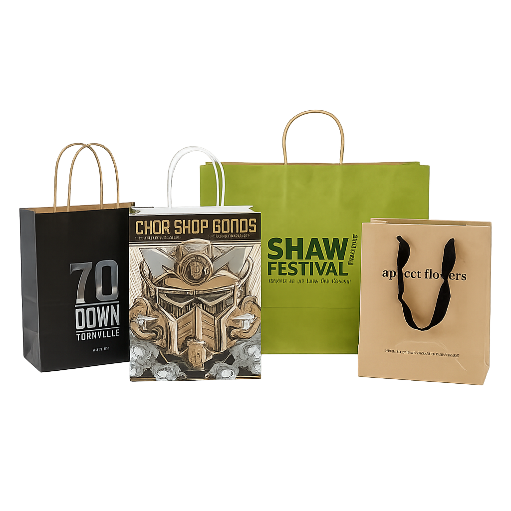 ADD offer Fully custom printing Kraft Paper Bags