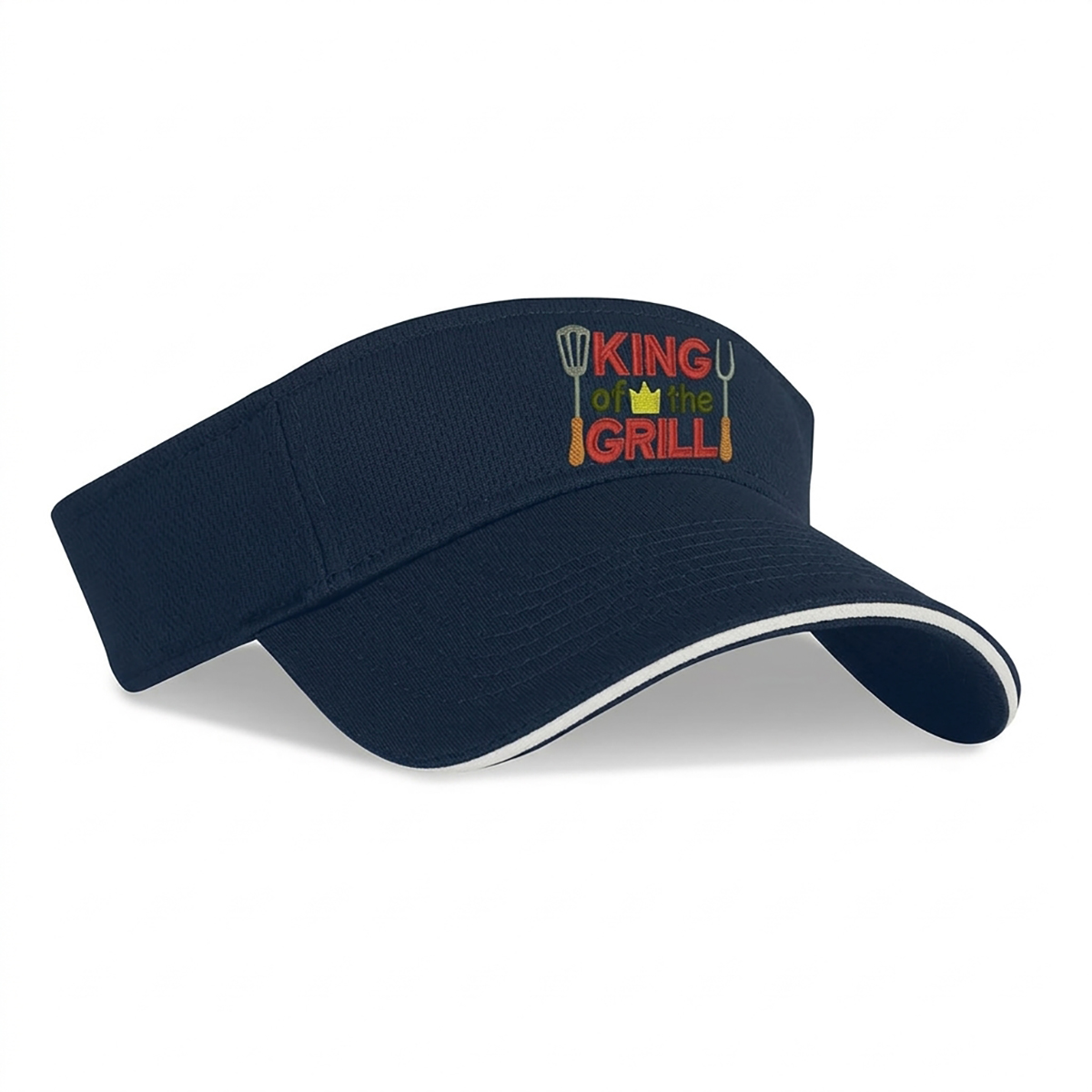 Brushed Cotton Twill Sandwich Visor ADDCAP-4213