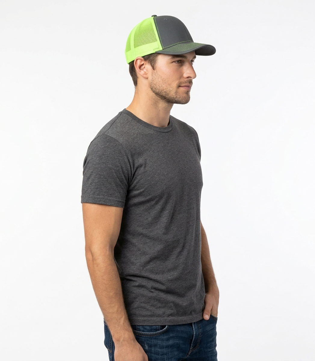 6 Panel Neon Mesh Cap ADDCAP-8400