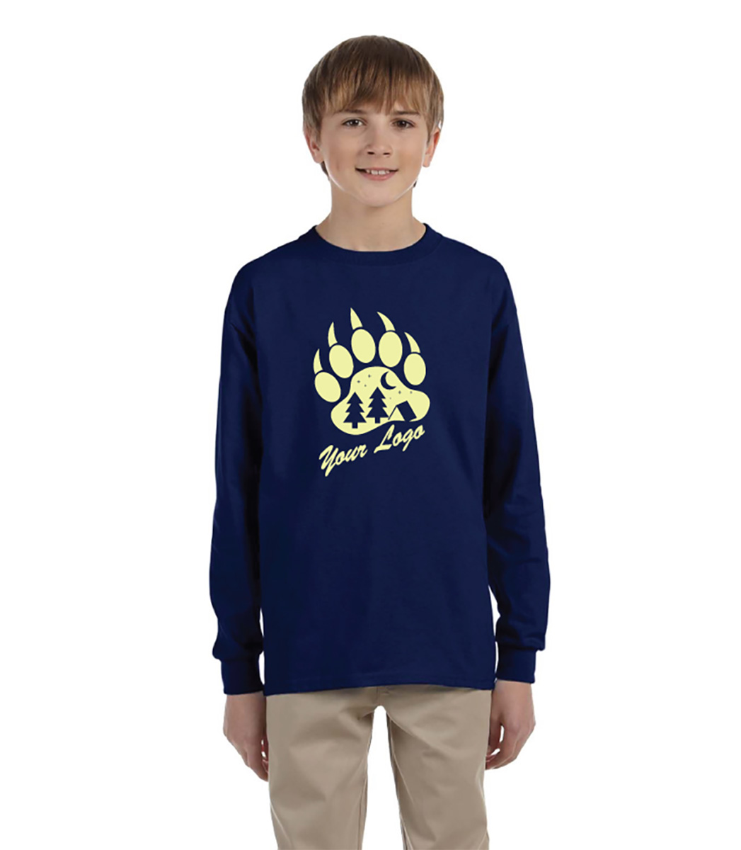 Gildan Youth Ultra Cotton™ Long Sleeve T-Shirt G240B